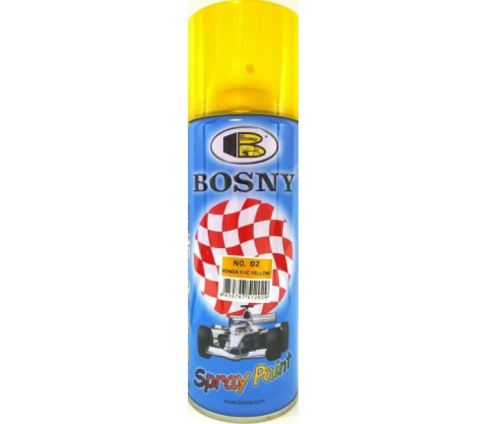 Лак тоніровочний Bosny Spray Paint жовтий (02)