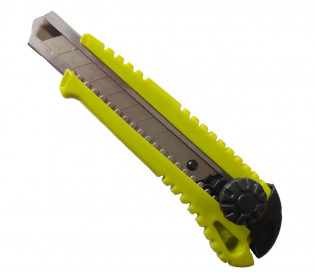 Нож прорезной 18 мм винт.замок (блистер)