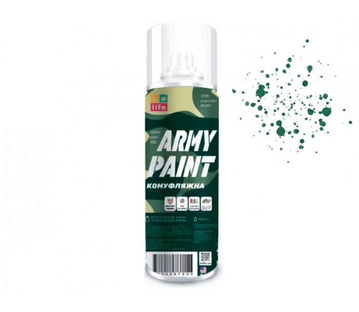 Краска Belife Army Paint зеленый лес (RAL 6031)