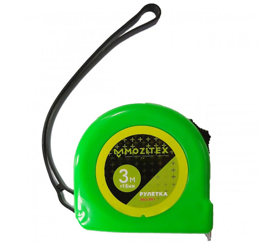 Рулетка пластиковая 3 м×16 мм