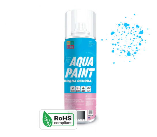 Краска Belife Aqua Paint голубое небо шелковисто матовая (А15)