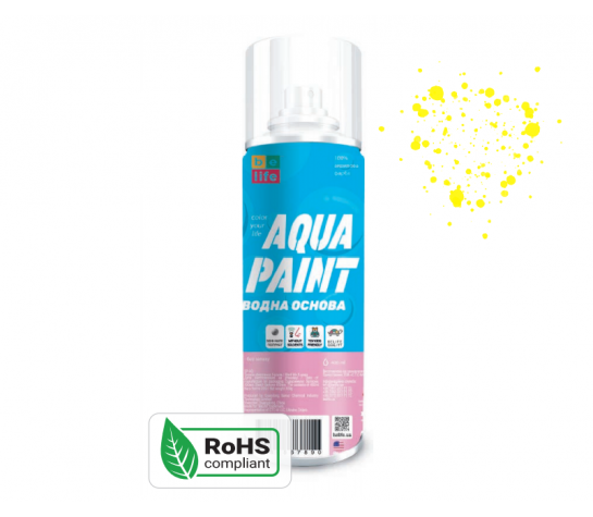 Краска Belife Aqua Paint лимон шелковисто матовая (А25)