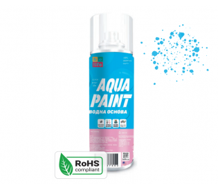 Краска Belife Aqua Paint голубая шелковисто матовая (А142)