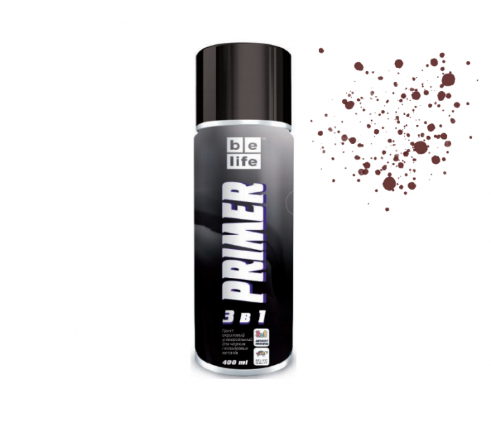 Грунт Belife Primer 3 в 1 красно-коричневый (168)
