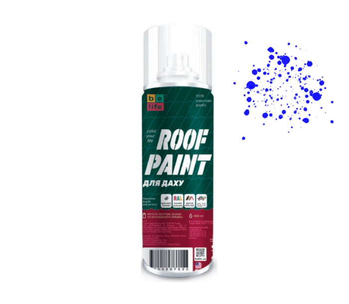 Краска Belife Roof Paint синяя (RAL 5002)