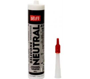 Нейтральный силиконовый герметик (Прозрачный SN-350), 310 мл